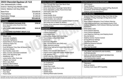 2023 Chevrolet Equinox LS