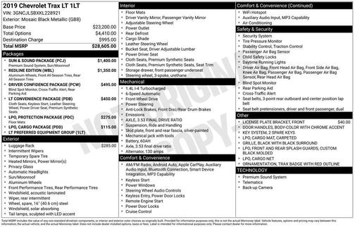 2019 Chevrolet Trax LT