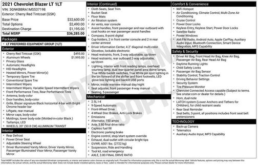 2021 Chevrolet Blazer 1LT