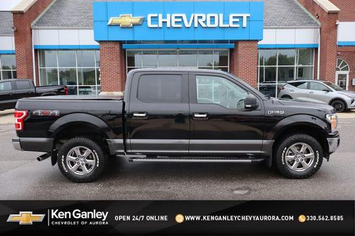 Shadow Black 2018 Ford F-150 XLT
