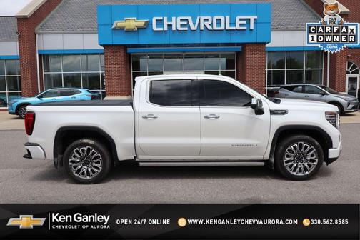 White Frost Tricoat 2025 GMC Sierra 1500 Denali Ultimate