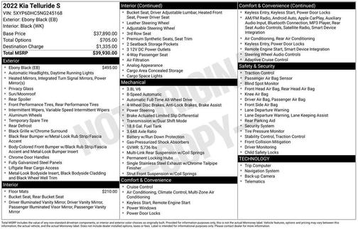 2022 Kia Telluride S