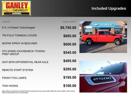 2024 RAM 2500 Big Horn Crew Cab 4x4 6'4' Box