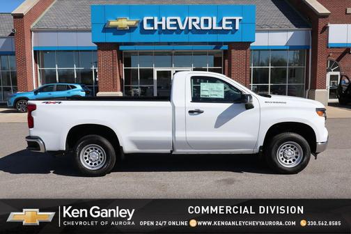 Summit White 2026 Chevrolet Silverado 1500 WT