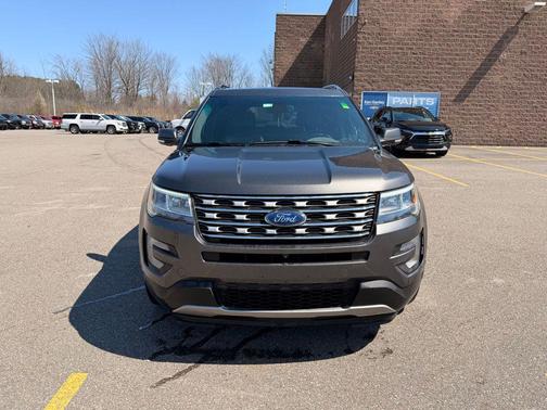 White Platinum Metallic Tri-Coat 2017 Ford Explorer Limited