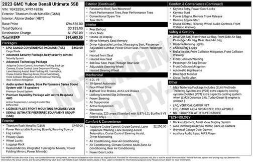 2023 GMC Yukon Denali Ultimate