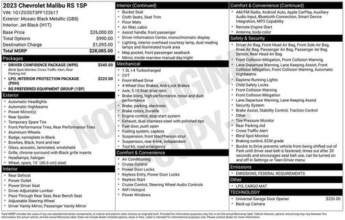 2023 Chevrolet Malibu RS