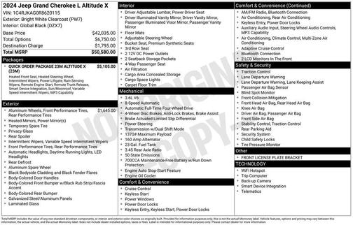 2024 Jeep Grand Cherokee L Altitude
