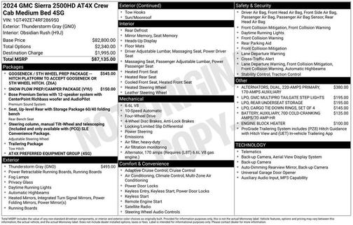 2024 GMC Sierra 2500 AT4X