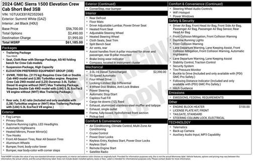2024 GMC Sierra 1500 Elevation