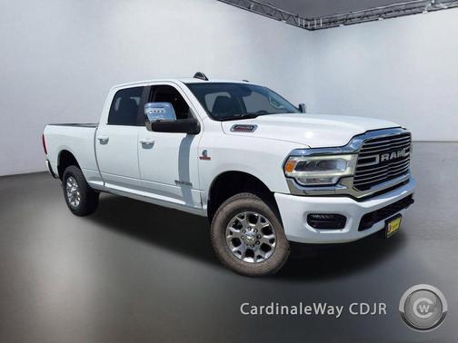 Bright White Clearcoat 2024 RAM 2500 Laramie Crew Cab 4x4 6'4' Box