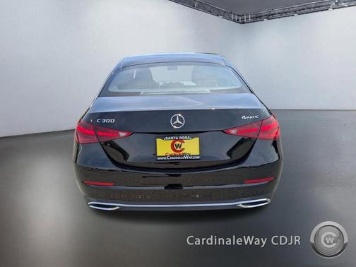 Black 2025 Mercedes-Benz C-Class C 300 4MATIC