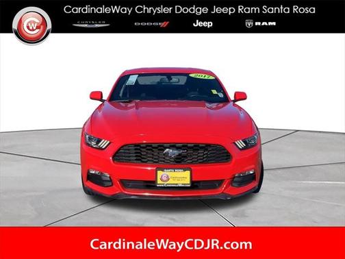 Red 2017 Ford Mustang V6