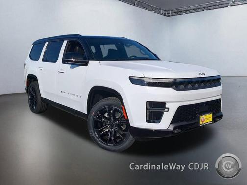 Bright White Clearcoat 2026 Jeep Grand Wagoneer Summit Obsidian 4x4