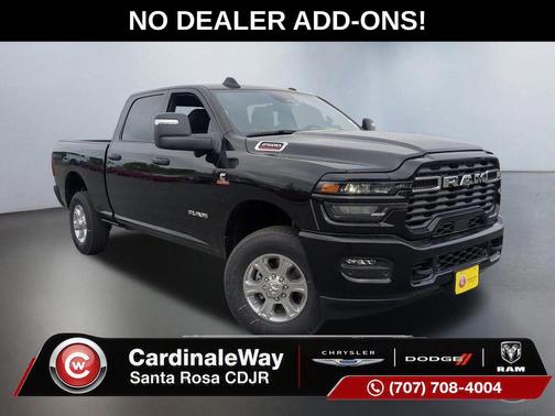 Diamond Black Crystal Pearlcoat 2026 RAM 2500 Big Horn Crew Cab 4x4 6'4' Box