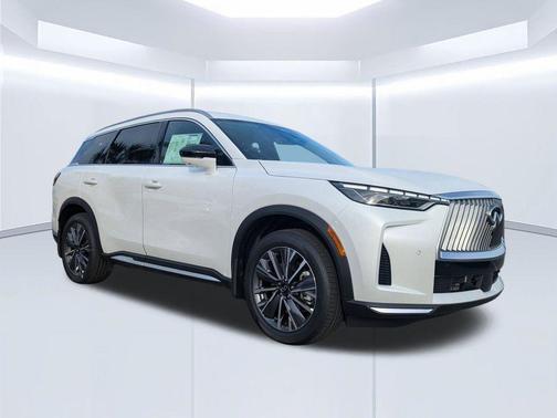 Radiant White 2026 INFINITI QX60 LUXE FWD