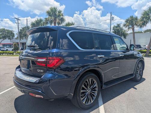 Hermosa Blue 2021 INFINITI QX80 PREMIUM SELECT