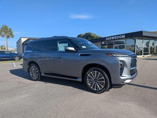 Gray 2027 INFINITI QX80 Luxe