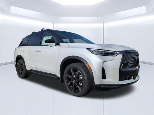 Radiant White/Black Obsidian 2026 INFINITI QX60 AUTOGRAPH