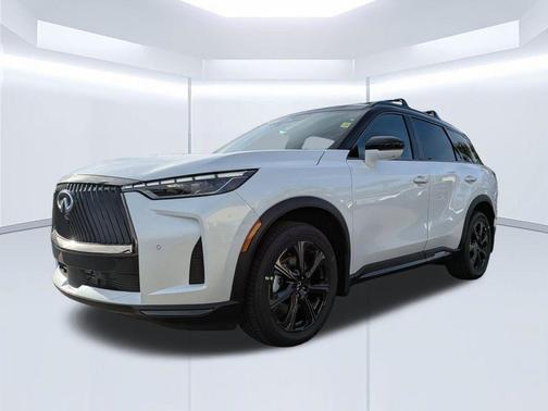 Radiant White/Black Obsidian 2026 INFINITI QX60 AUTOGRAPH