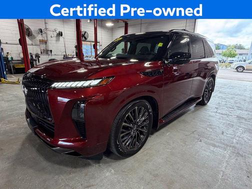 Coulis Red/Black Obsidian 2026 INFINITI QX80 AUTOGRAPH AWD