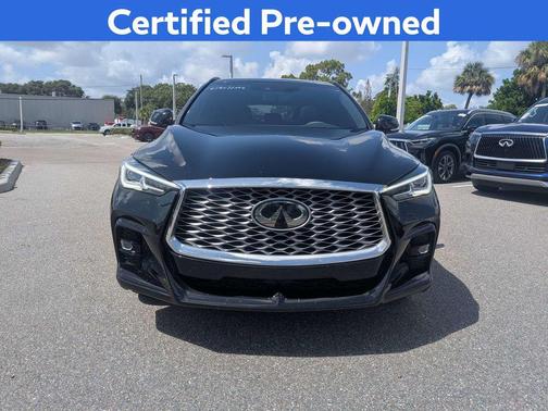 Black Obsidian 2022 INFINITI QX55 LUXE