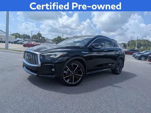 Black Obsidian 2022 INFINITI QX55 LUXE