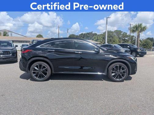 Black Obsidian 2022 INFINITI QX55 LUXE