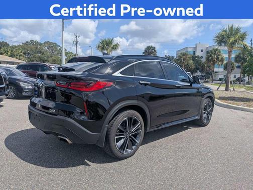 Black Obsidian 2022 INFINITI QX55 LUXE