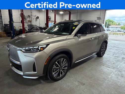 Warm Titanium 2026 INFINITI QX60 LUXE FWD