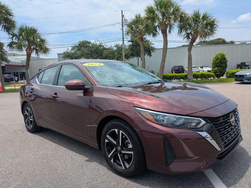 Rosewood Metallic 2024 Nissan Sentra SV