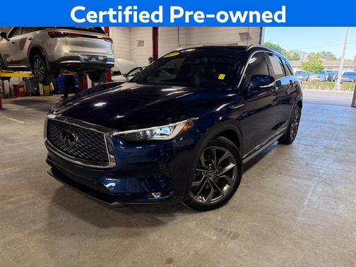 Hermosa Blue 2019 INFINITI QX50 ESSENTIAL