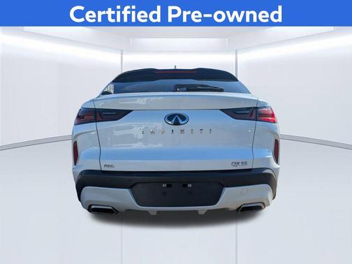 Radiant White 2025 INFINITI QX55 ESSENTIAL