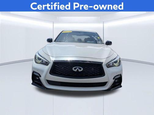 Majestic White 2023 INFINITI Q50 3.0t SENSORY