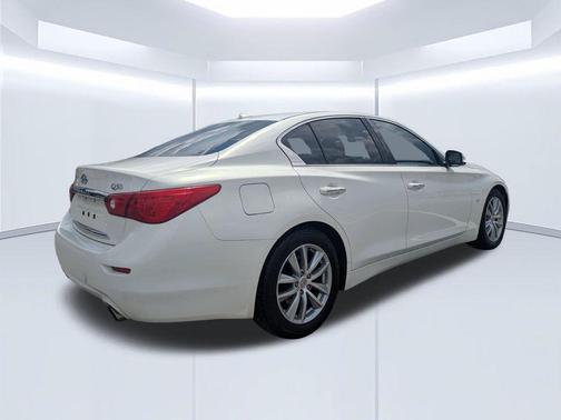 Moonlight White 2015 INFINITI Q50 Premium