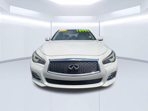 Moonlight White 2015 INFINITI Q50 Premium