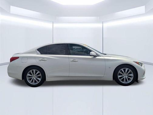 Moonlight White 2015 INFINITI Q50 Premium