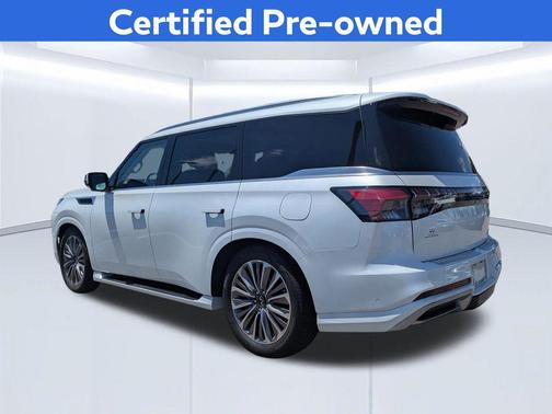 Radiant White 2025 INFINITI QX80 SENSORY AWD
