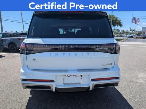 Radiant White 2025 INFINITI QX80 SENSORY AWD