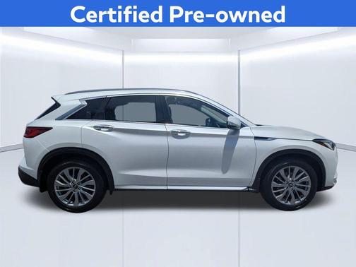 Radiant White 2023 INFINITI QX50 LUXE