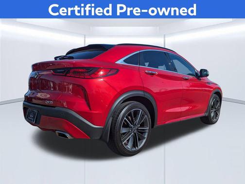 Dynamic Sunstone Red 2025 INFINITI QX55 ESSENTIAL