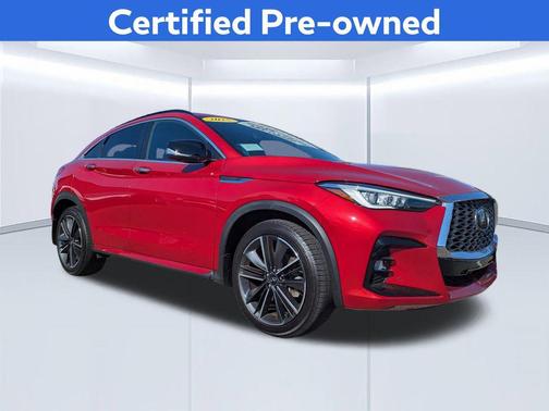 Dynamic Sunstone Red 2025 INFINITI QX55 ESSENTIAL