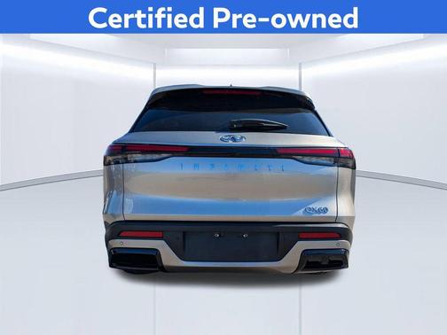 Warm Titanium 2025 INFINITI QX60 Luxe