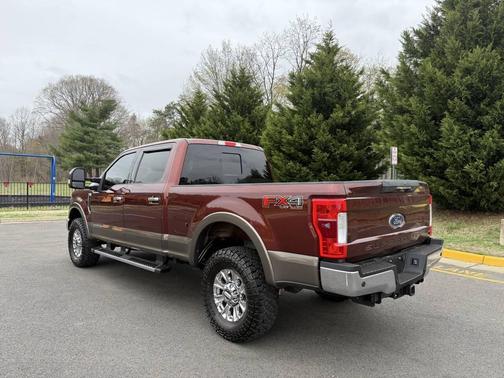 Burgundy 2017 Ford F-250 Lariat