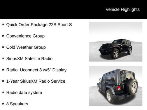 2020 Jeep Wrangler Sport S