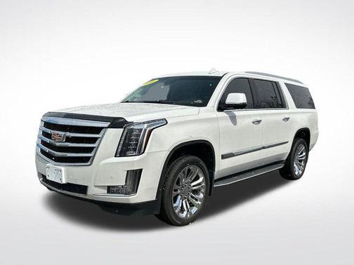 Crystal White Tricoat 2016 Cadillac Escalade ESV Luxury