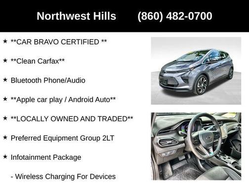 2022 Chevrolet Bolt EV FWD 2LT