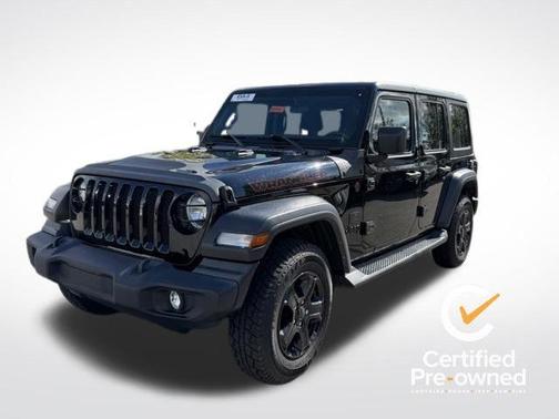 Black Clearcoat 2022 Jeep Wrangler Unlimited Sport