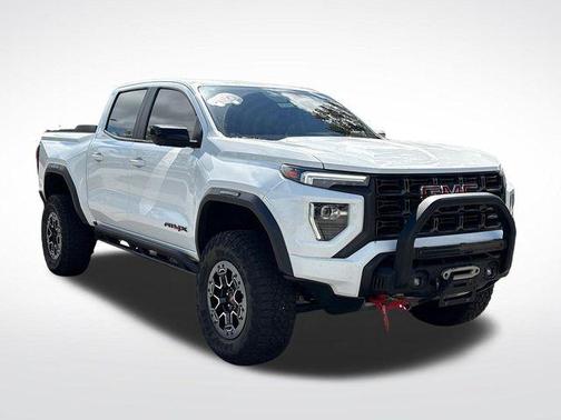 Summit White 2023 GMC Canyon AT4X