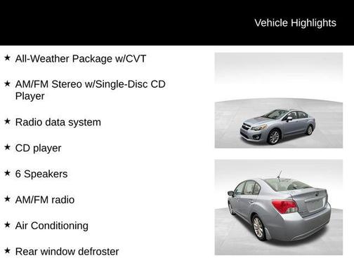 2014 Subaru Impreza 2.0i Premium